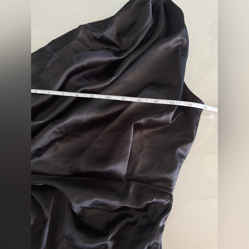 NEW | Petal & Pup | Nadia One Shoulder Maxi Dress in Black | Sz 6 - Picture 12 of 12